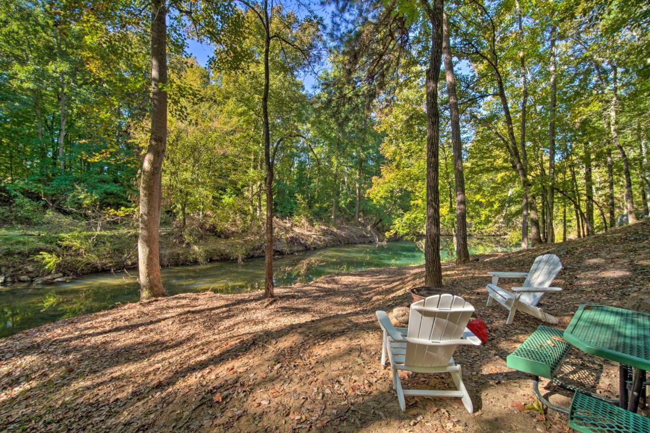 The Treehouse Cabin Creekside Home With Hot Tub! Summerville Εξωτερικό φωτογραφία