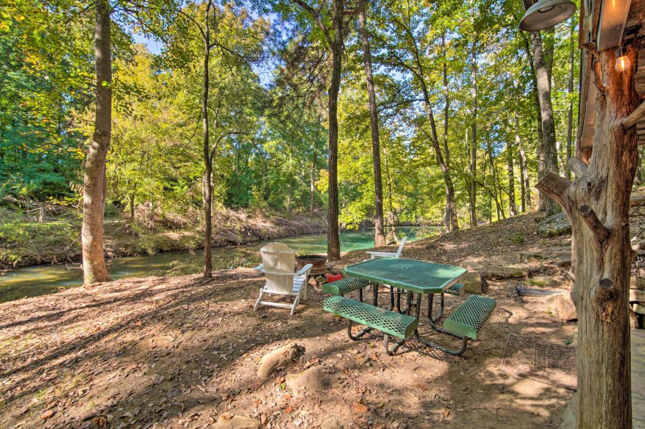 The Treehouse Cabin Creekside Home With Hot Tub! Summerville Εξωτερικό φωτογραφία