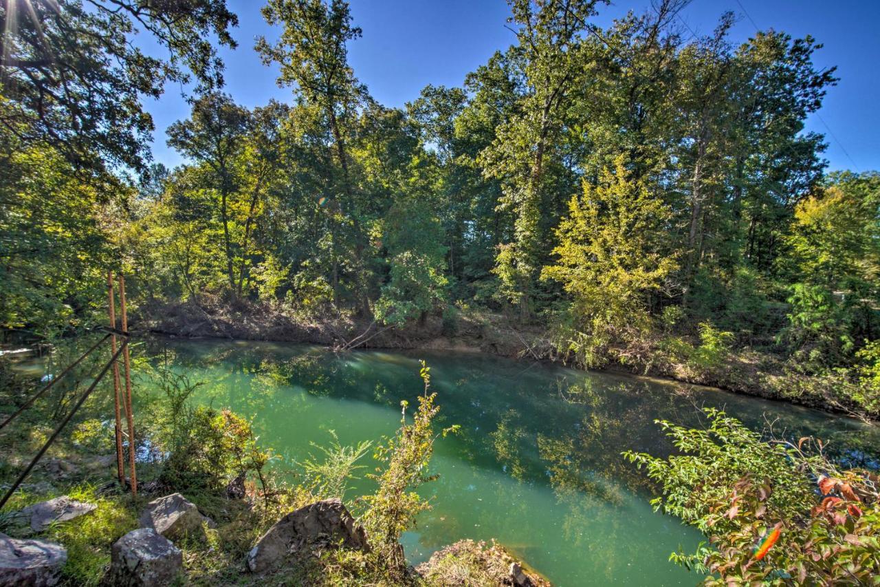 The Treehouse Cabin Creekside Home With Hot Tub! Summerville Εξωτερικό φωτογραφία