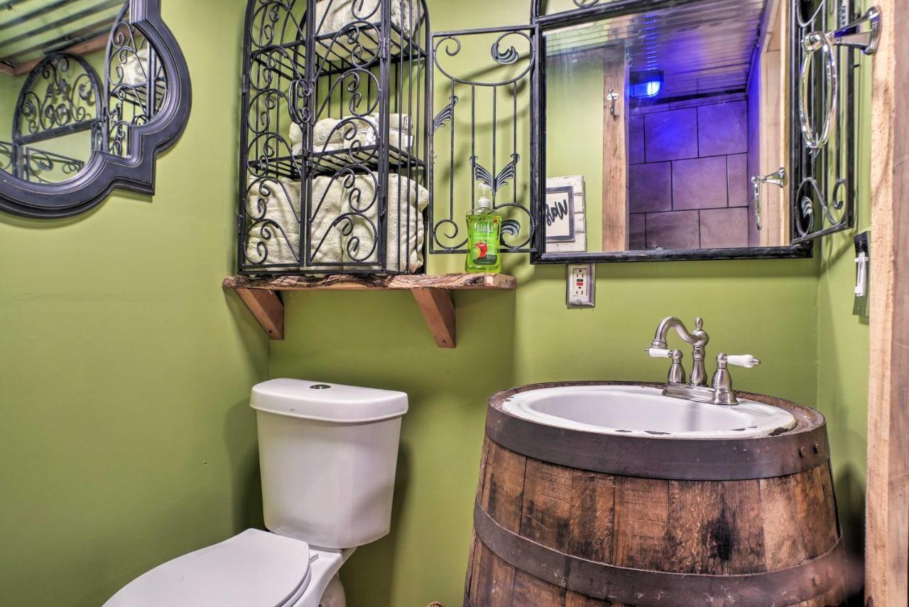 The Treehouse Cabin Creekside Home With Hot Tub! Summerville Εξωτερικό φωτογραφία
